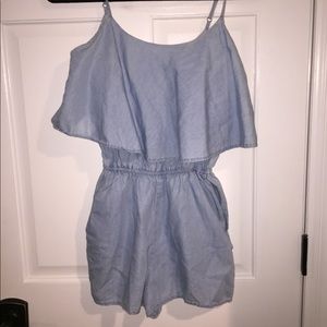 Denim Romper